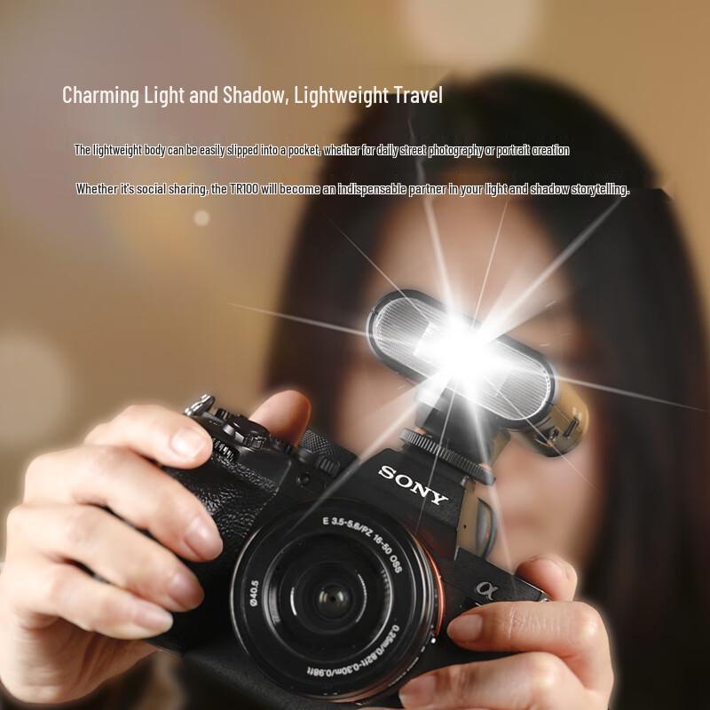 TR-100 Universal Mini External Camera Flash