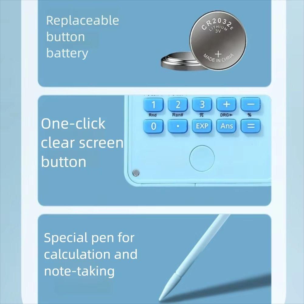 Foldable Function Calculators with Tablet LCD Writing Board with Stylus  Finance Accounting Tool