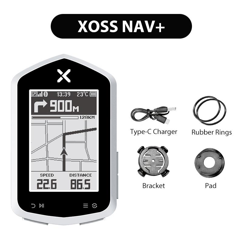 XOSS NAV Plus Bike Computer Wireless Cycling GPS Speedometer Map Navigation Waterproof Bluetooth ANT+ Cadence Speed