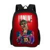 Backpack L-Lamin Yamal for Child Light Weight Child Knapsack Rucksack Best Gift Football Star School Large Capacity Backpack