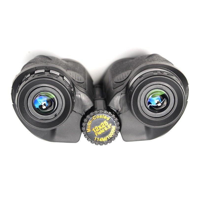 12x25 Hd Binoculars With Bak4 Prism Fmc Coating, Long Distance Compact Scope For Wilderness Survival, Hiking Camping