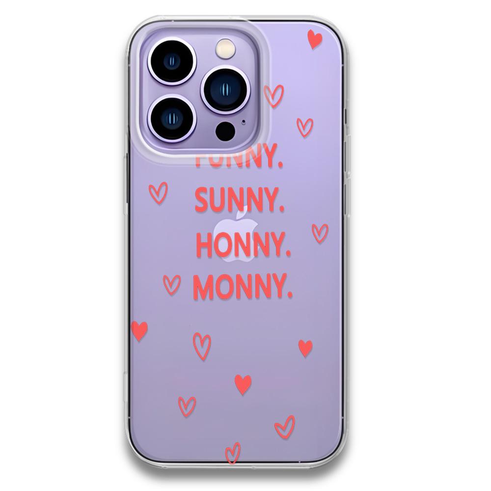 Personality tag For iPhone 16 15 14 11 12 13 Pro Max XS XR 8 7 Plus Transparent Case Cover 16E