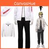 Premium Quality Tokyo Revengers Hanemiya Kazutora Cosplay White Coat Uniform