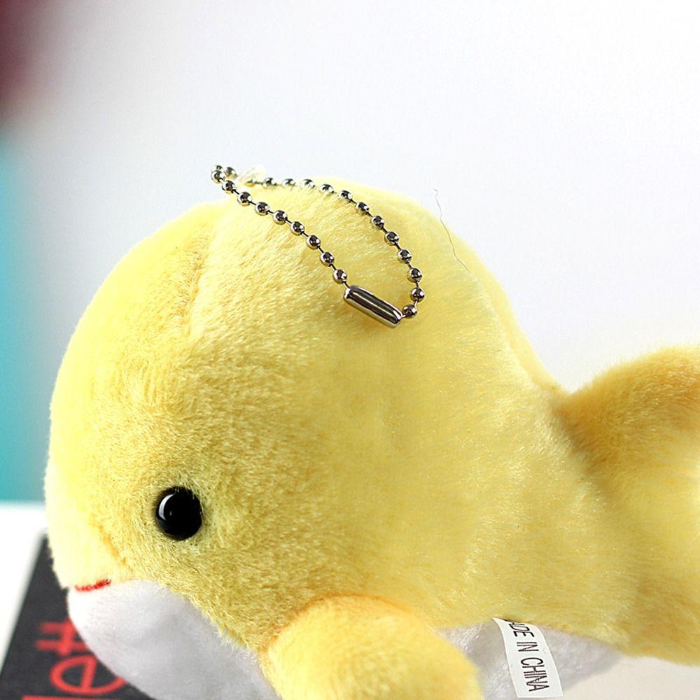 Pendant Stuffed Toy Hanging Pendant Bag Charm Whale Plush Pendant Keychain Whale Plush Doll Keyring