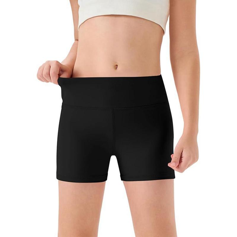 5-14 Years Kids Girls Athletic Shorts Yoga Shorts Cycling Shorts