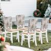2/4/6pcs/set 45x55cm Christmas Pinecones Chair Cover Table Decoration Dining Seat Chair Covers Dining Room Bar Party Banquate