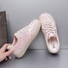 -76 soft-soled women's spring new breathable low-top flat-bottomed cream rice casual shoes