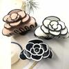 Acrylic Camellia Hair Claw Clip Clamp Girl Flower Handmade Fashion Jewerly Head Accessories For Women Birthday Gifts
