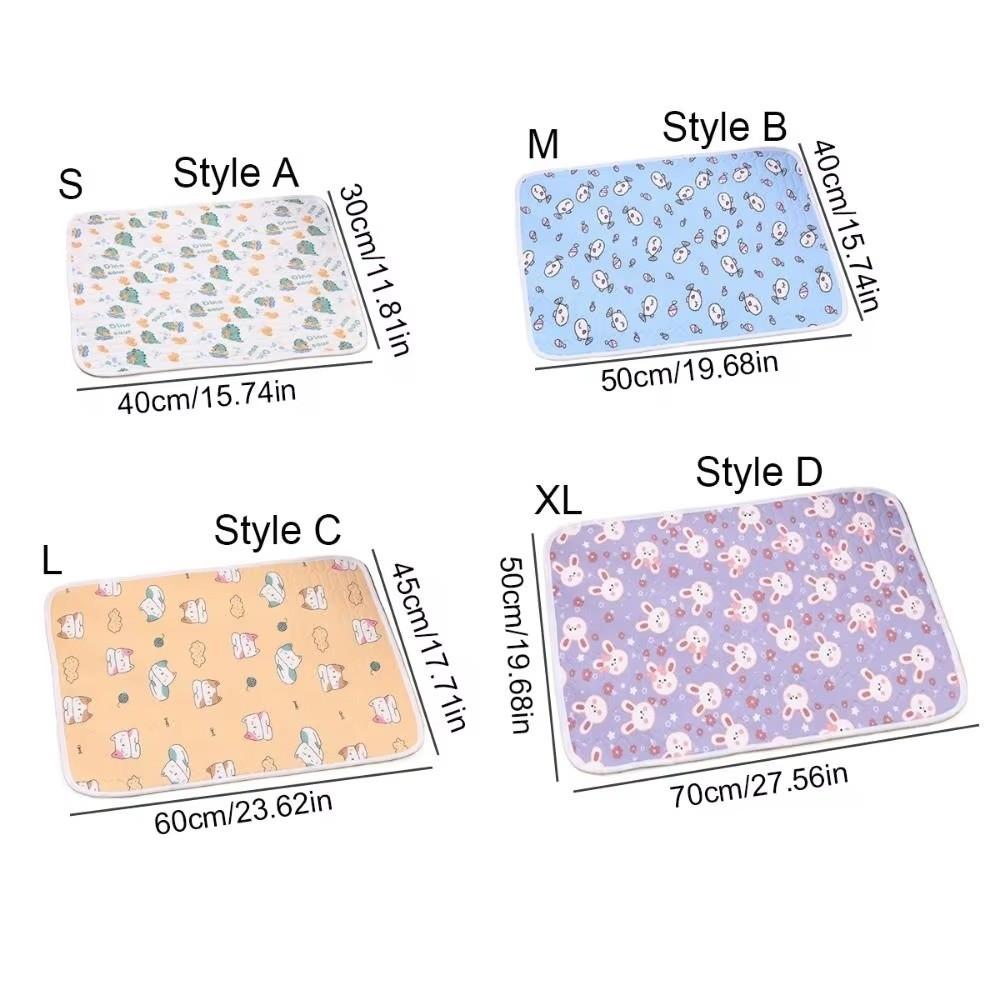 Non-Slip Cooling Pet Mat Breathable Ice Silk Mat Durable Pet Sleeping Pad Floor Use