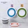 Portable Folding Water Bucket for Car Wash, Travel, Fishing, and Household Use