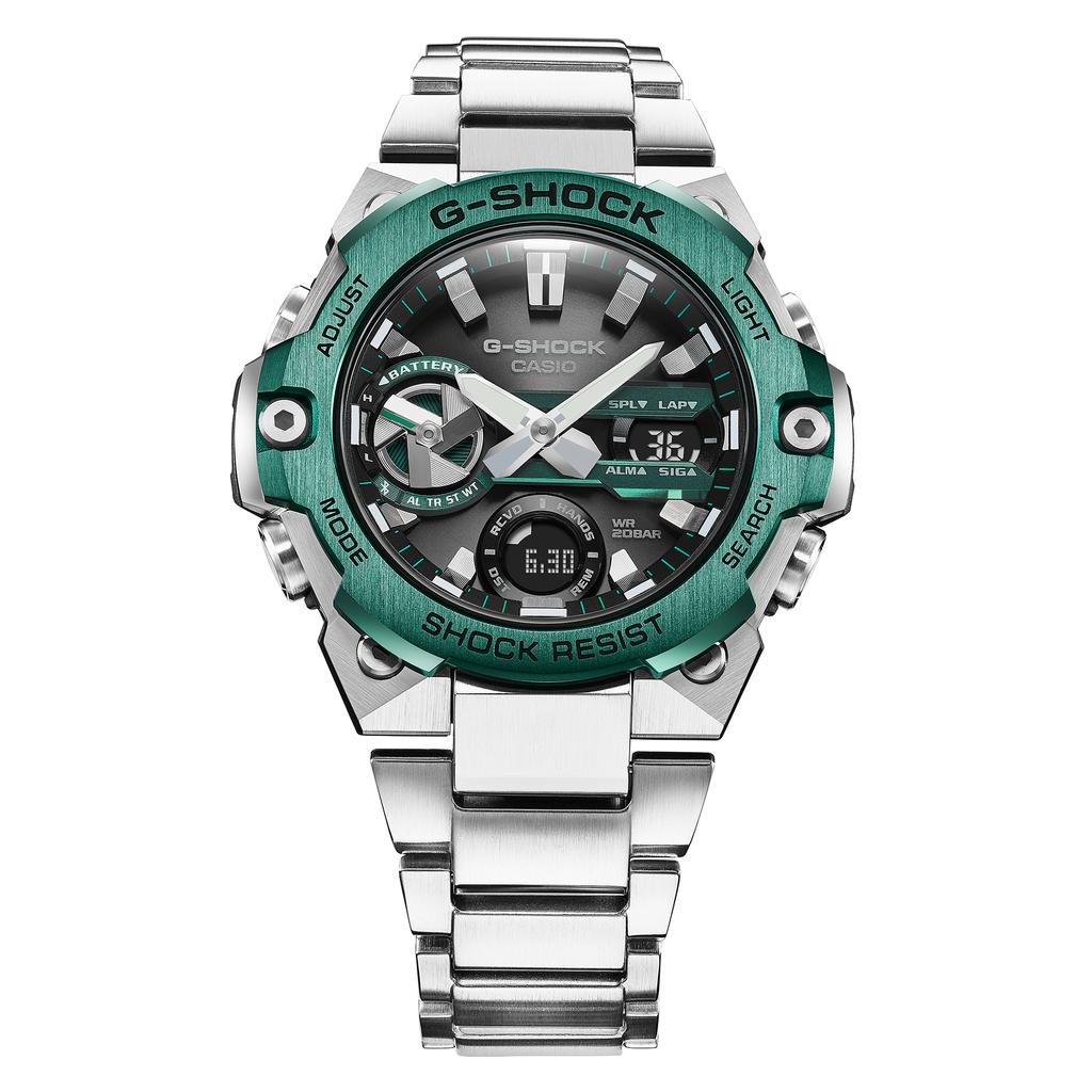 Casio Men's Stainless Steel 200M Water Resistant Shock Resistant Quartz Watch GST-B400CD-1A3
