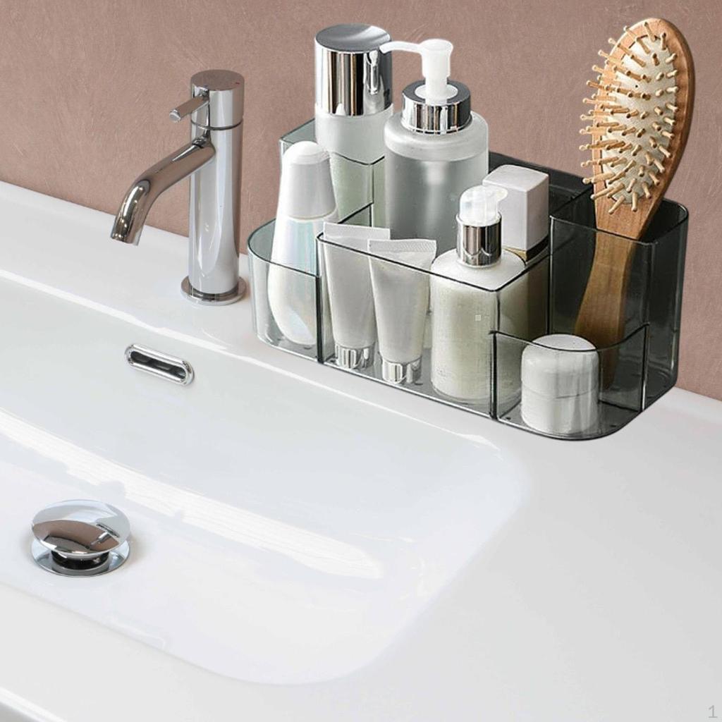 Wall Bathroom Shelf Cosmetic Display Case Lightweight No Makeup Tray Holder Organizer Storage Box