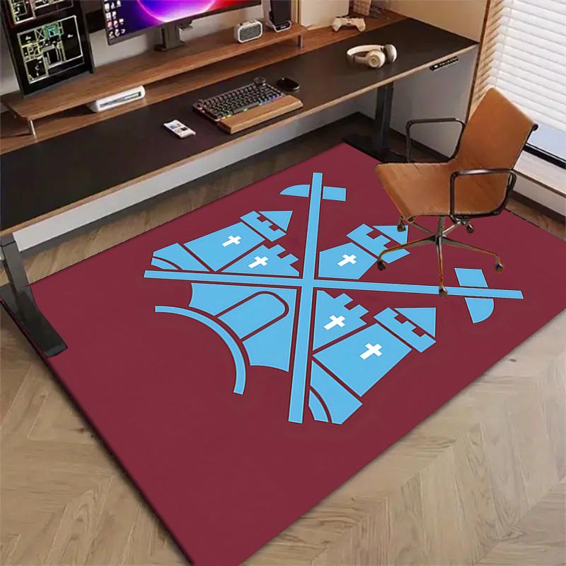 1 stuk Voetbalteam (76) Ontwerp Bedrukt Vloerkleed Tapijt voor Slaapkamer Woonkamer Huisdecoratie Kleden Mat Antislip Mat Kleed voor Bedzijde