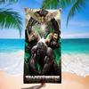 Transformers Rise of the Beasts Series Film Blanket Quick Drying Beach Towels Oversized Printing Super Pool Towel Blanket