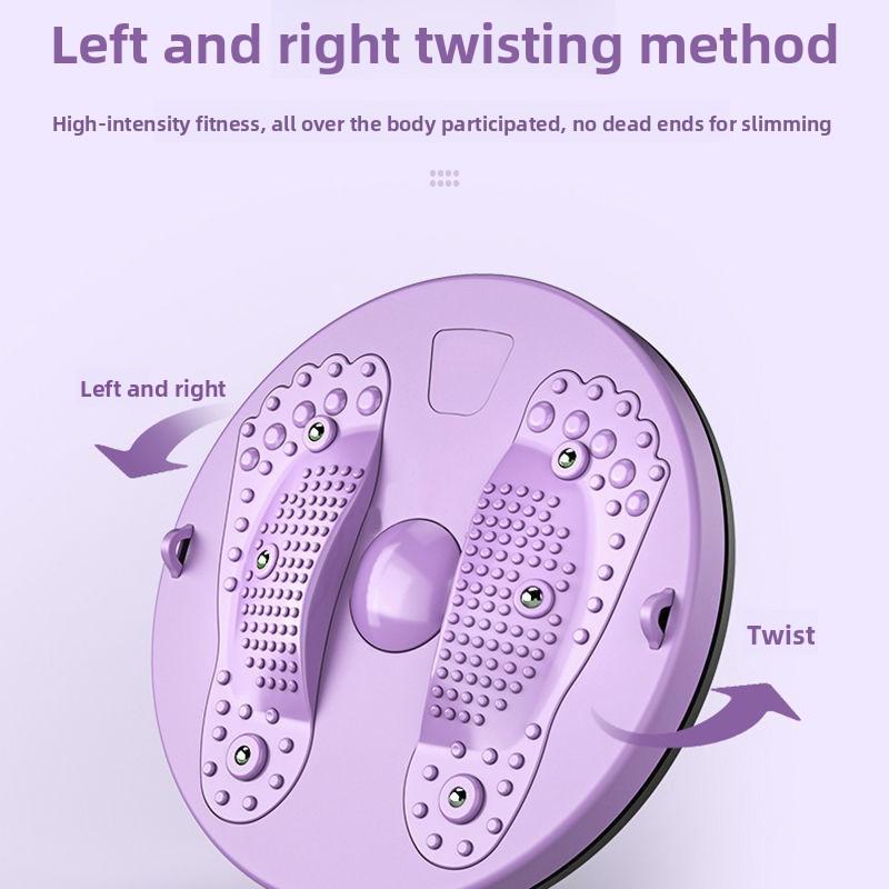 360° Rotating Magnetic Waist Massager – Extra Large Foot Acupressure Disc with Reflexology Nodes for Home Fitness & Relaxation