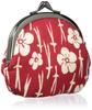 Maruzen Japanese Pattern Bleached Screw Plum Blossom 0 Wallet/Coin Case, 3.3-inch Clasp, Design,