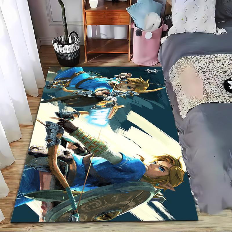 

Saidar Legendary Character Printed Flannel Carpet Non-Slip, Suitable for Bedroom, Living Room, Children s Room Decoration 40x60cm( 15x23in )