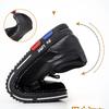 Fashion Genuine Leather Man Shoes Elastic Band Men's Sneakers Concise Soft Soled Men Casual Shoes Light Running Sneaker Tenis Shoes 50
