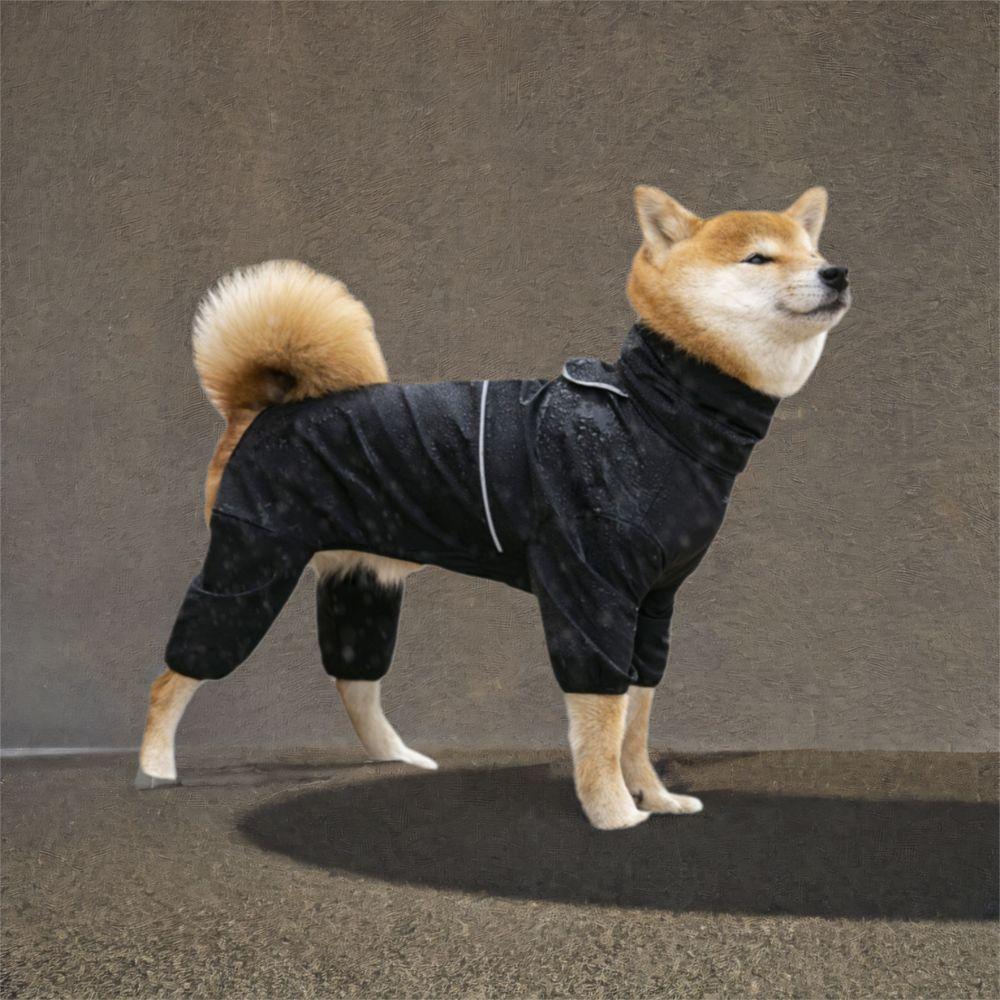 Adjustable Dog Raincoat Waterproof Pet Raincoat Dog Rain Overalls Anti Storm Coat  Hiking