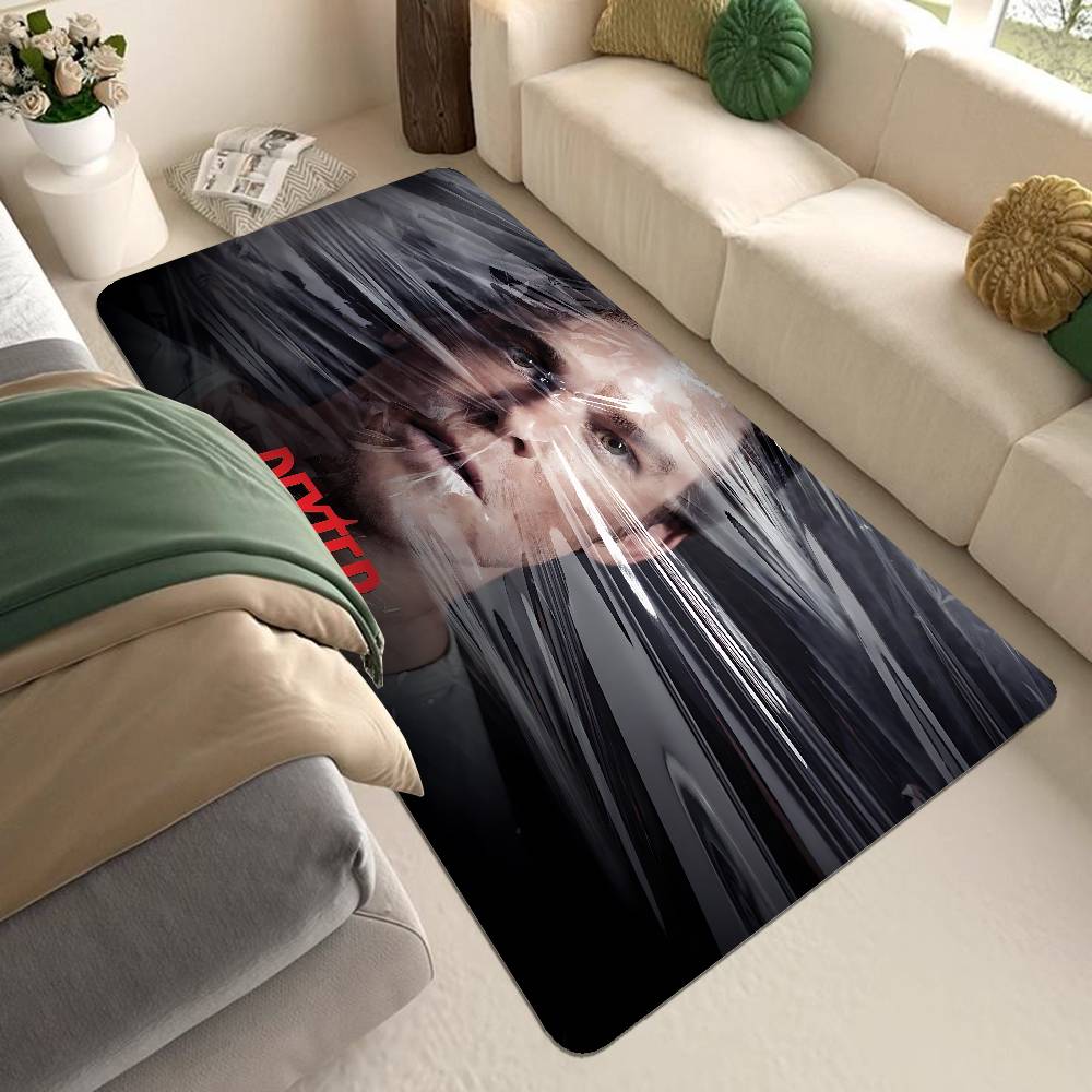 Classic Horror TV Dexter Door Mat Washable Non-Slip Living Room Sofa Chairs Area Mat Kitchen Doormat Area Rug