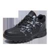 Hiking shoes spring new camouflage large size hiking breathable comfortable shoes leather surface outdoor