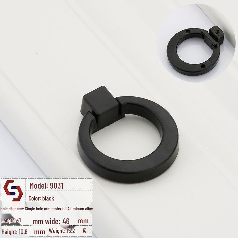 Mâner Sertar și Dulap Stil American Negru