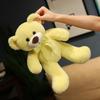 35CM Cute Colorful Bow Tie Bear Doll Plush Toy Hug Bear Doll Children Birthday Gift Pillow Bear Home Living Room Bedroom