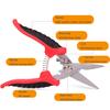 Pruning Scissors Sharp Wear-resistant Plant Bonsai Branch Cutter Gardening Scissors Home Supplies