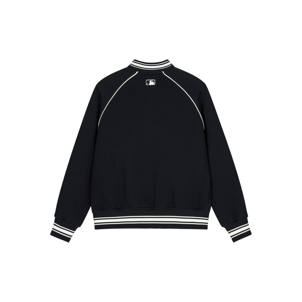 New MLB SS24 Baseball Jacket Unisex Black 3AJPV0841-50BKS
