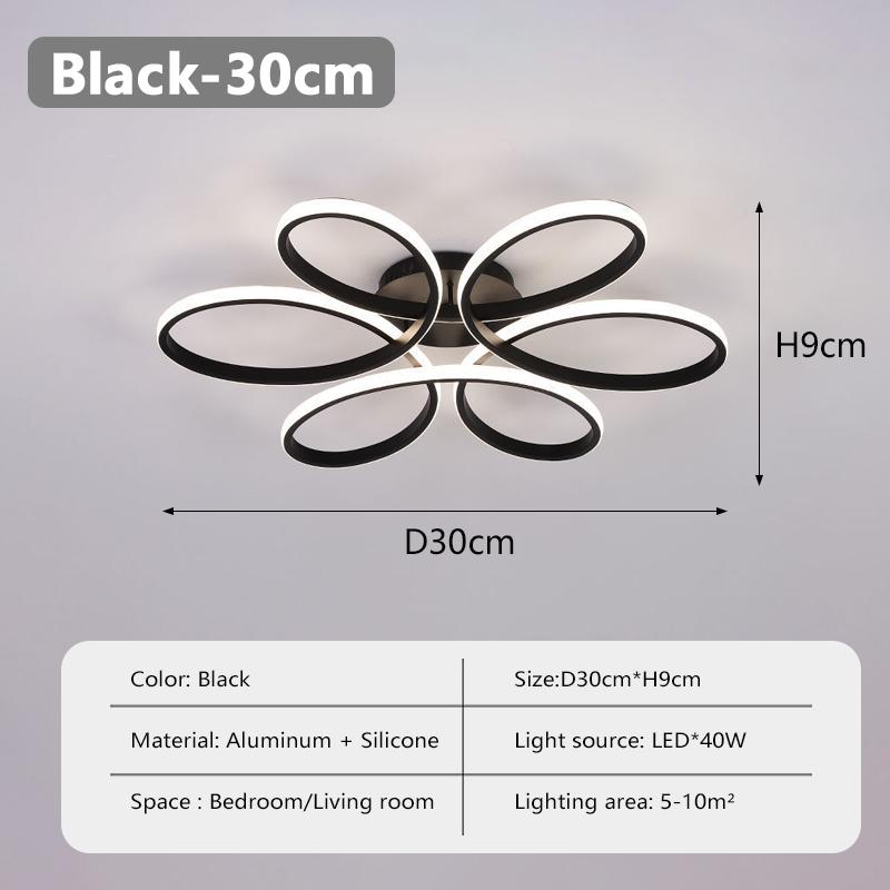 Modern LED Ceiling Lights 30CM White Warm For Bedroom Living Room Study Hotel Restaurant Apartment Indoor Lighting Fixtures