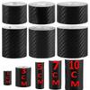 For 3D Carbon Fiber Car Stickers Door Sill Protector Bumper Tape Waterproof Protection Film Car Protector Strip Length 3/7/10M