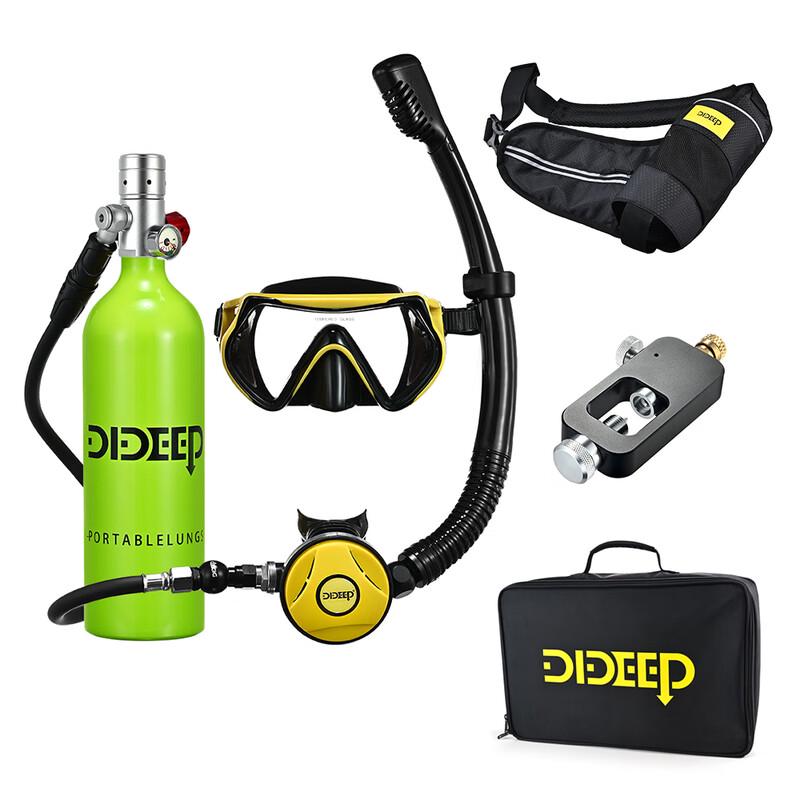 DIDEEP X4000Plus 1L Mini Diving Oxygen Tank