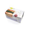 CORETARI Bento Microwave and Dishwasher White (Coretari) Japanese-Made Box, Two-Tier, 450ml, Safe, Small, Square,