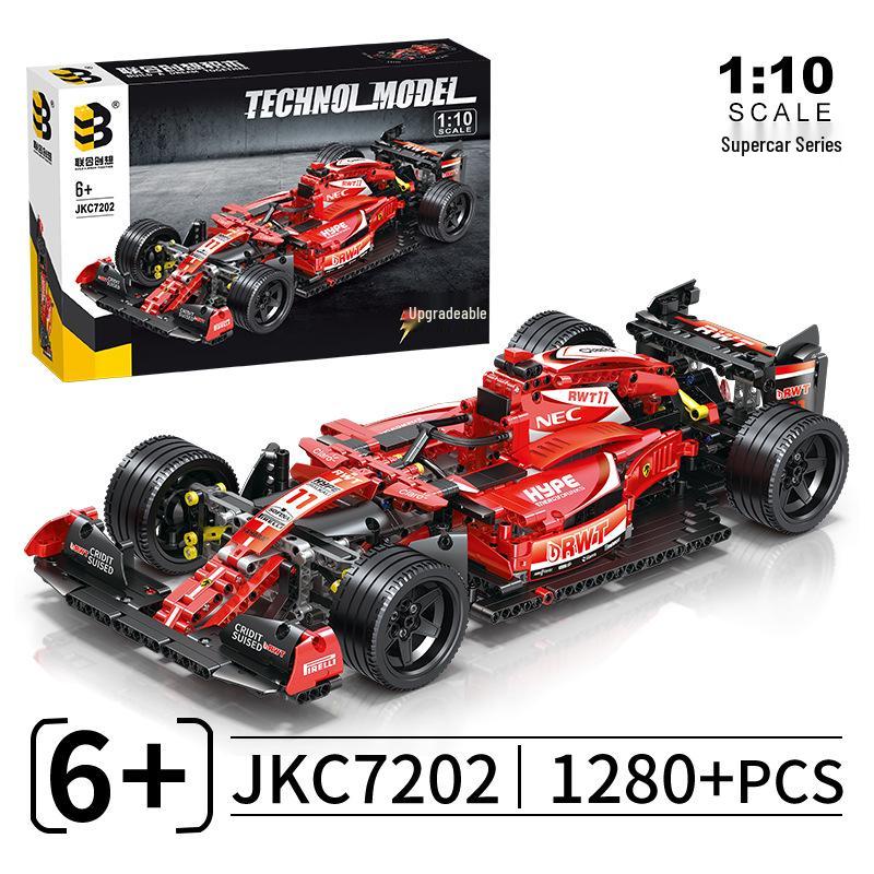 MG56-9 F1 Formula Racing Car Electric Building Blocks Toy Model