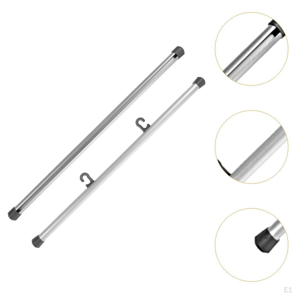 1 Pair Poster Hanger Frame Aluminum Alloy for Offices Picture Cloth Banners