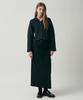 Mot Slit Band Long Skirt-Black