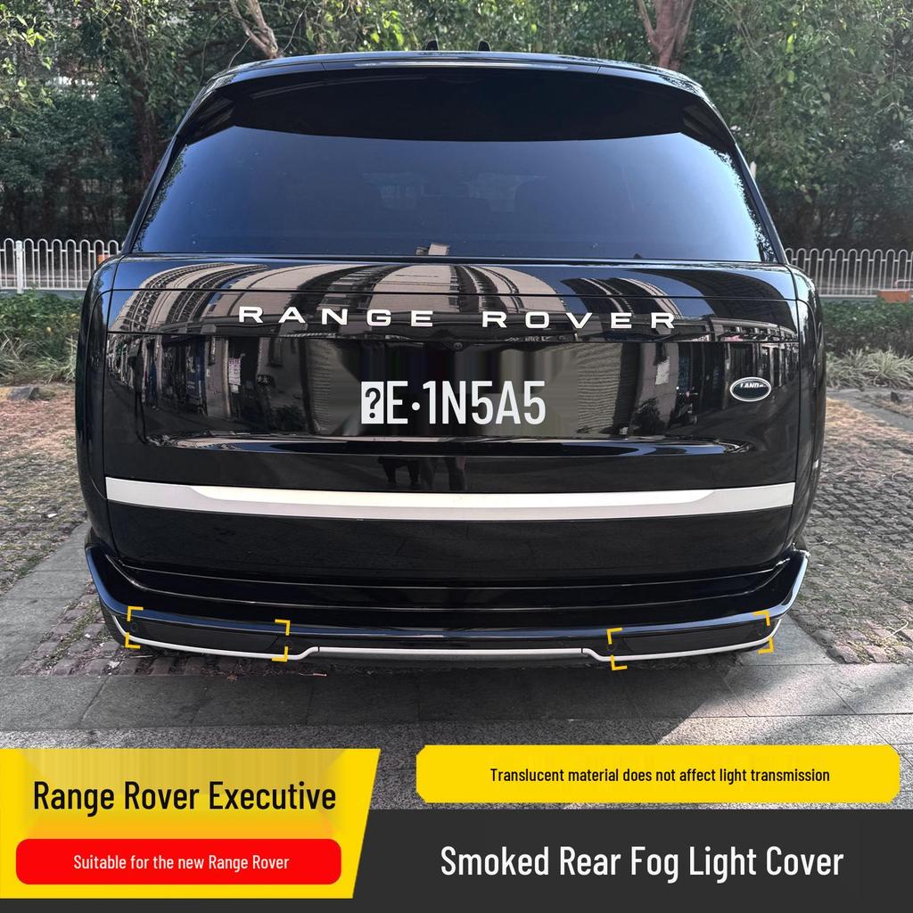 Smoked Rear Fog Light Cover for 23-25 Land Rover Range Rover