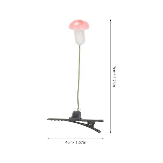 30 Pack Mushroom Hair Clips, Assorted Colors, Cute Hairpins for Girls, Perfect for Party & School Hair Accessories, Secure Hold, Adorable Mushroom