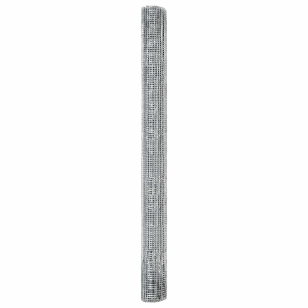 Welded Wire Fence Silver