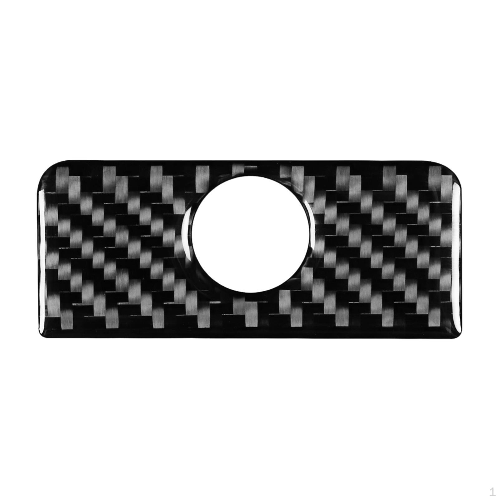 Car Switch Cover Sticker Parts, Decorative , Interior Accessories Carbon Fiber for