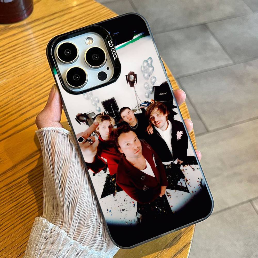 S-SecondS of SummerS 5SOS-Fans Phone Case For iPhone 16 17 15 14 12 13 Pro Max Black Candy Matte Shockproof Cover