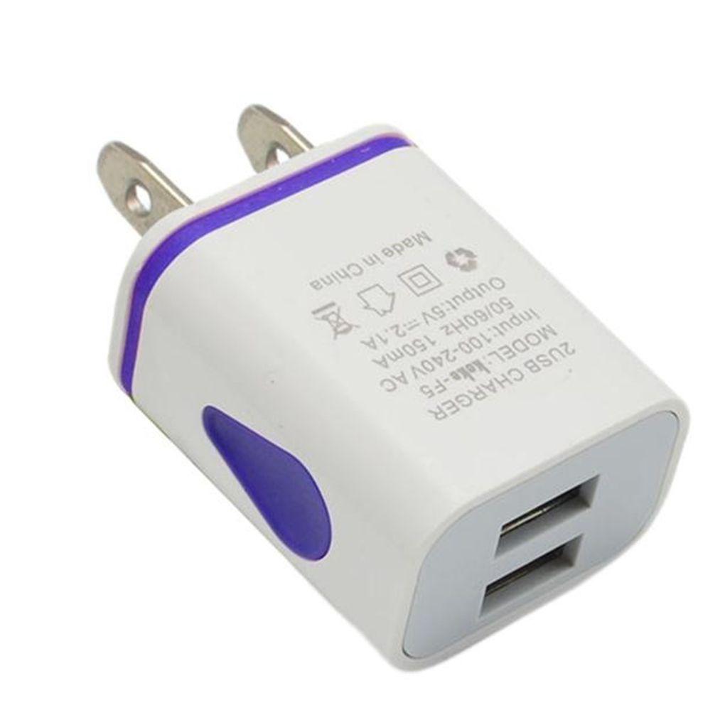 USB Wall Chargers Ports Charging Head Long Supplies Power Adapter