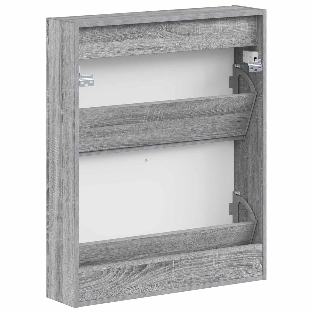 Wall Mounted Shoe Cabinet HOORN 71 x 17 x 86 cm Engineered Wood