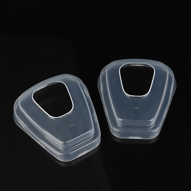 Filter Cotton Cover Filter Cotton Accessories Gas Mask Filter Box Transparent Cover Filter Cotton Buckle Shell