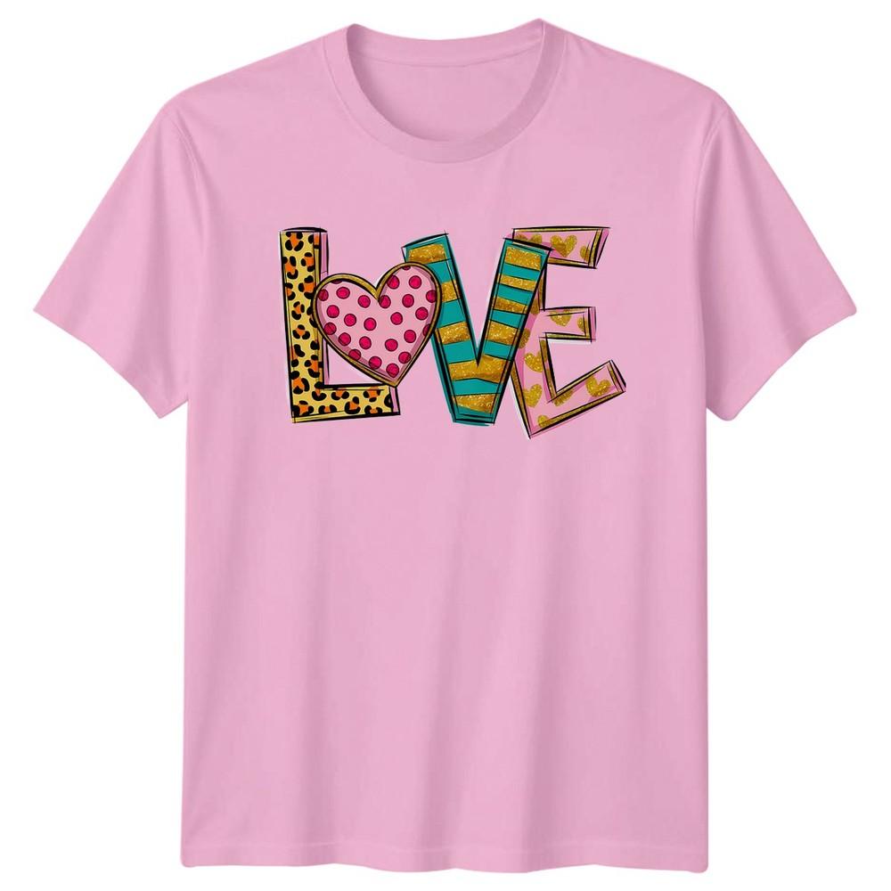 Love Heart Valentines Day RoUnisexce Unisexs Unisexs Graphic Tee
