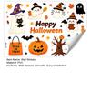Quick Transformation Home Ornaments Halloween Wall Stickers, Cute Ghost And Pumpkin Print Decals, Peel Stick Seasonal Art Removable PVC DIY