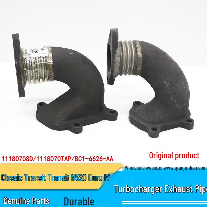 

Compatible with Classic Transit Exhaust Bend & Turbocharger Bend; Genuine Original Exhaust Connection Pipe 1118070TAP (Transit Euro 4)