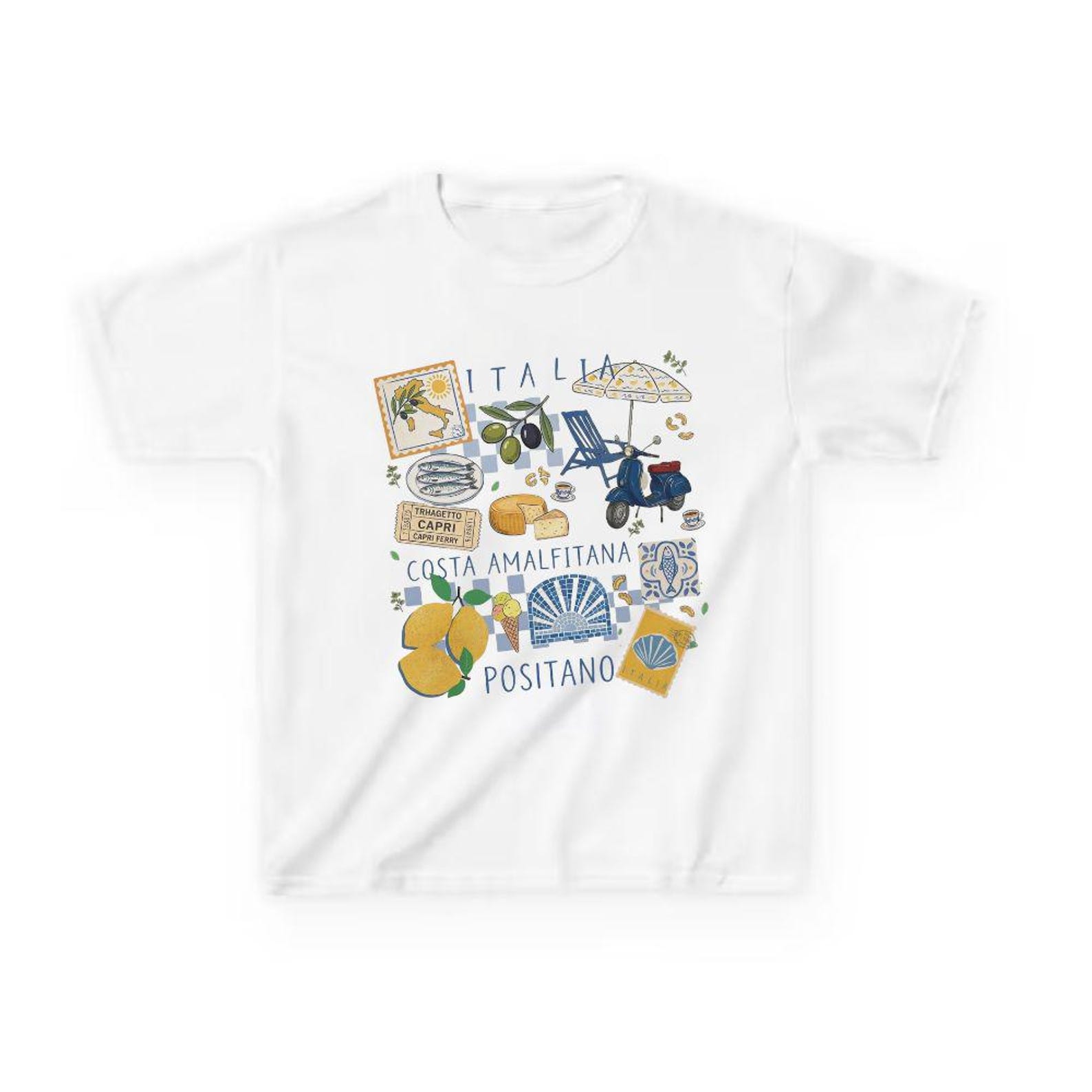 Summer Beach Vibes Tee ,Italian Summer Vibe TShirt , Coastal Shirt , Beachy TShirts 2XL