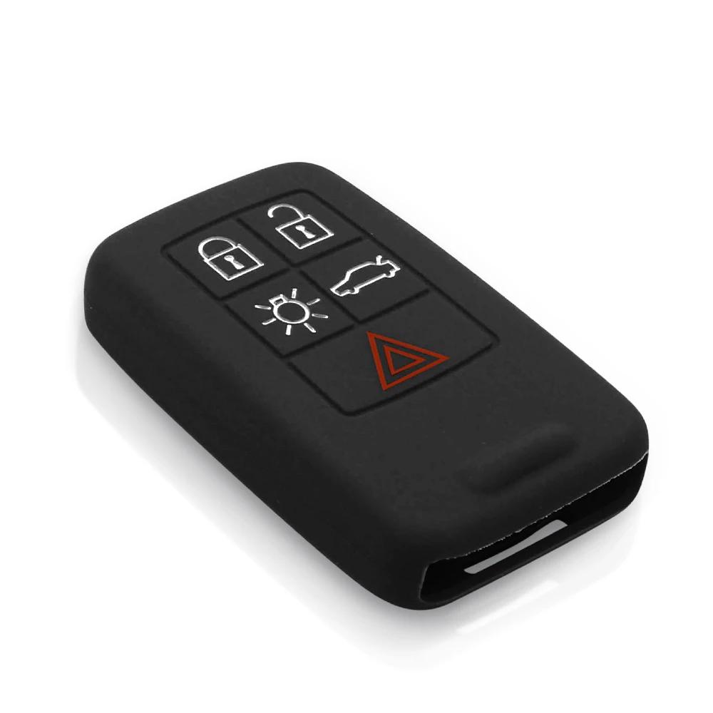 KEYYOU For Volvo XC60 S60 S60L V40 V60 S80 XC70 Silicone Case Cover Fob Remote Key Shell Car Key 5 Buttons New Arrivel