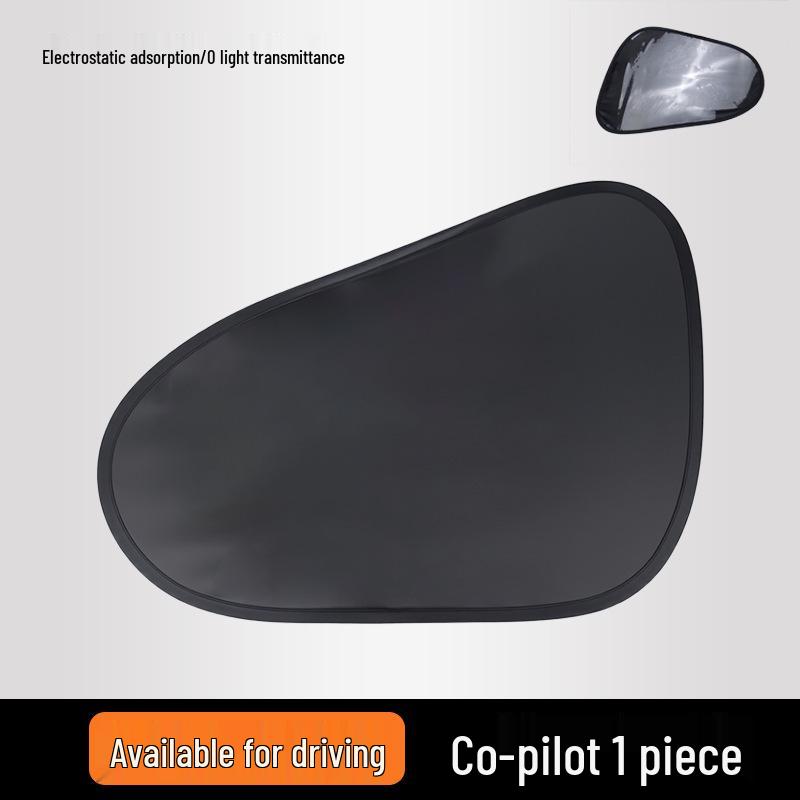 Magnetic Car Sun Shade - Full Blackout, Heat Insulation, Opaque Curtain